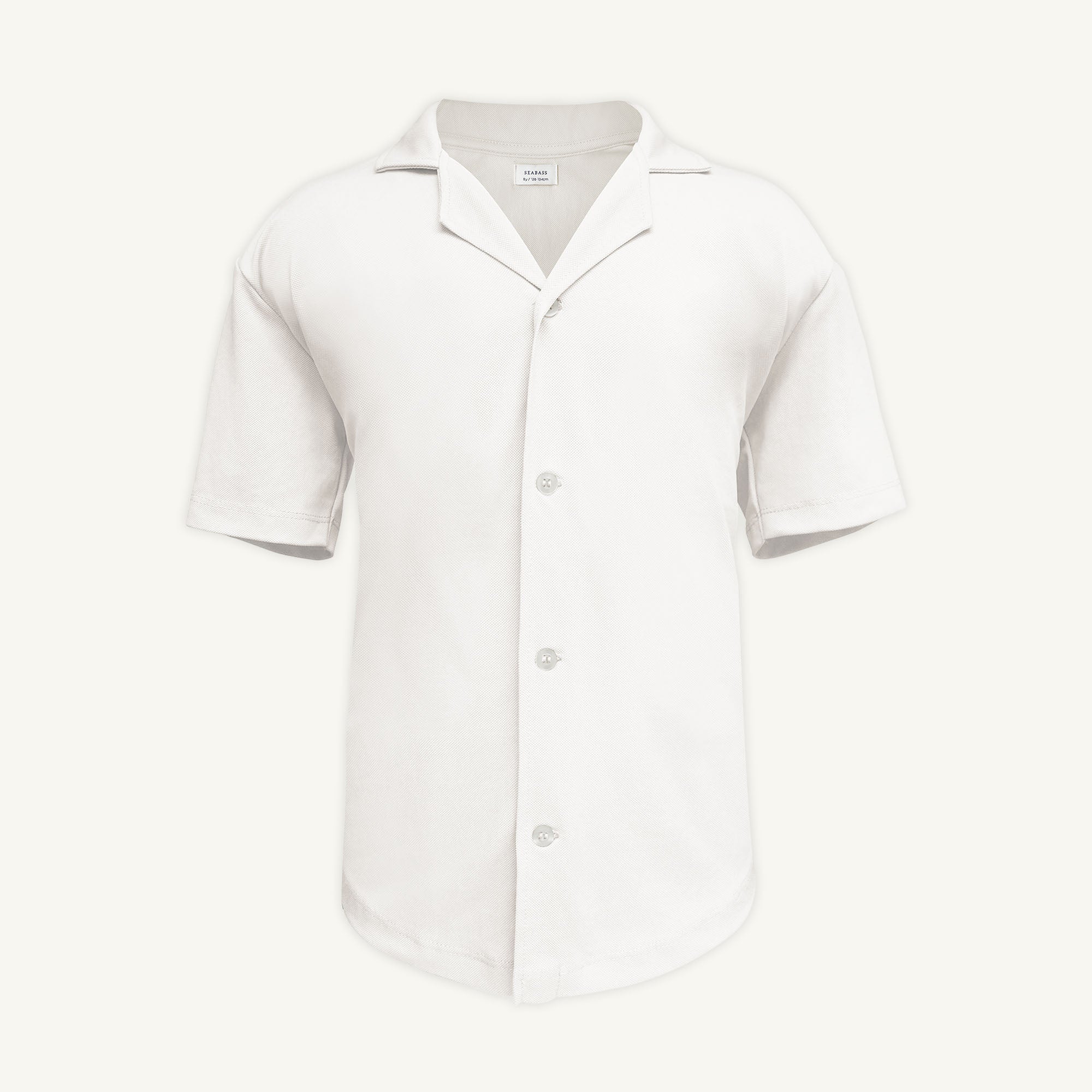 Männer UV Hemd Kurzarm mit UV-Schutz - Weiß
