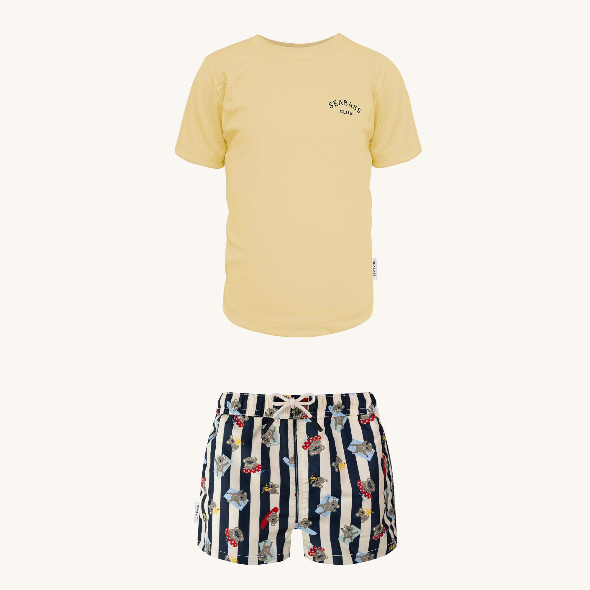 UV Schwimmset - Badeshort Sydney und T-shirt Lemon Juice