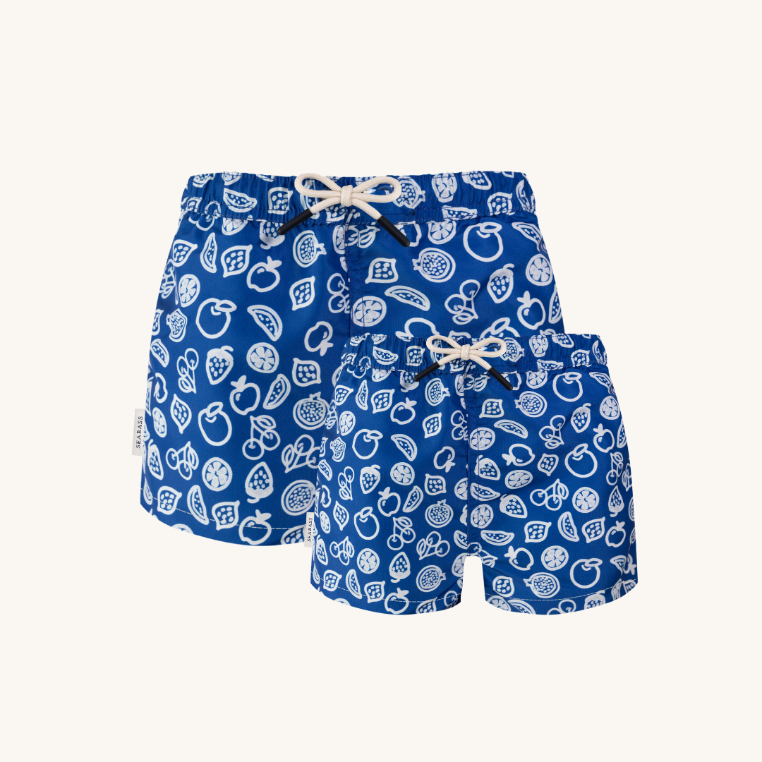 Set of Father and Son UV Swim Shorts - Formentera