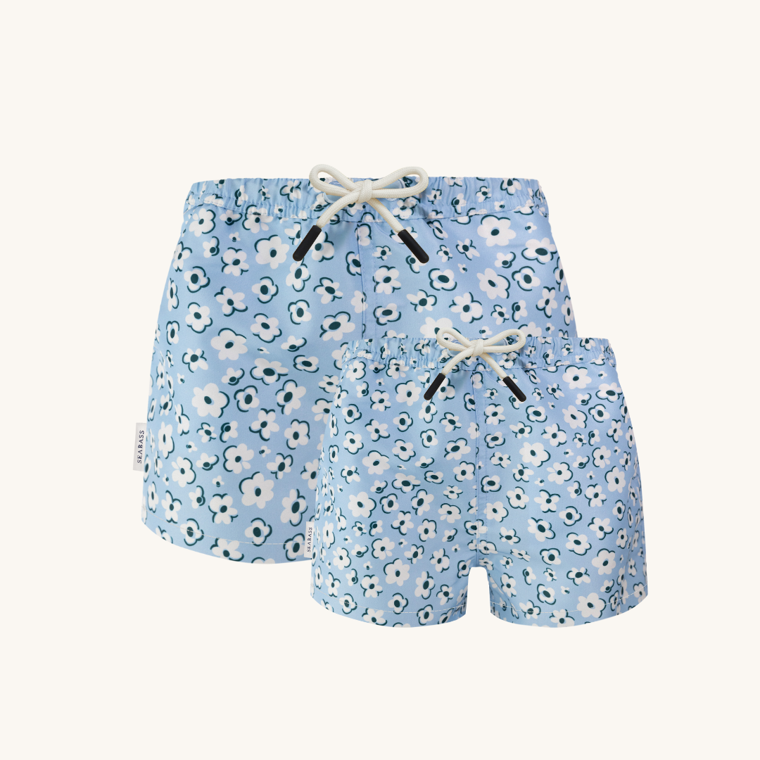 Jungs UV Badeshort Portofino - Grüne Streifen